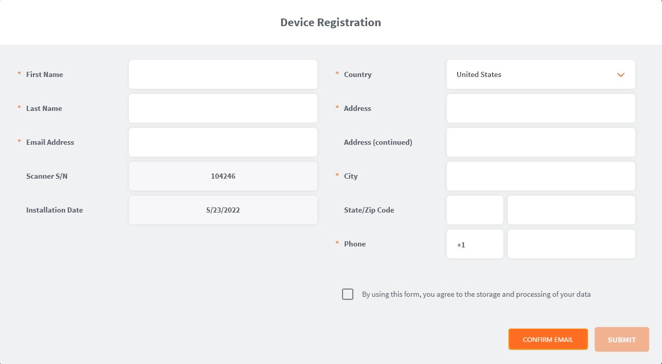 Device Registration